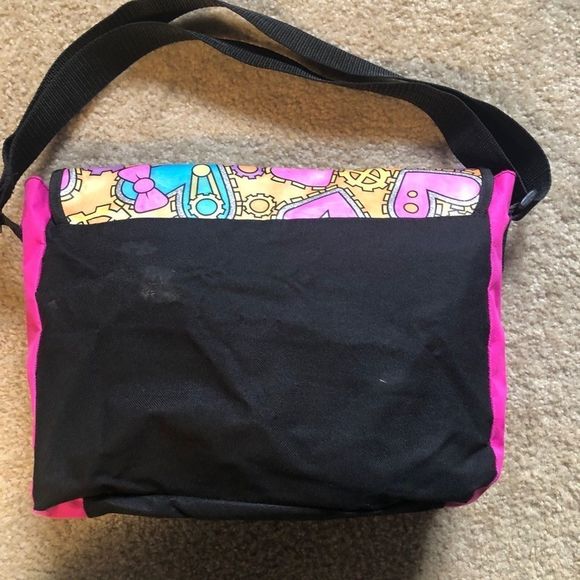 Peachtree play things colorful messenger bag 15 x 10 - Picture 6 of 6